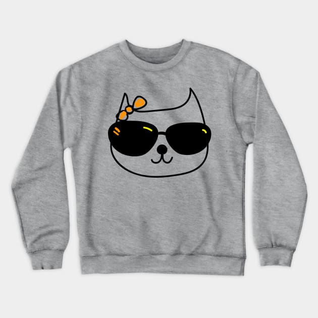 Little Kitty Crewneck Sweatshirt by Digital1404